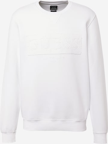 Sweat-shirt GUESS en blanc : devant