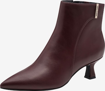 Bottines MARCO TOZZI en rouge : devant