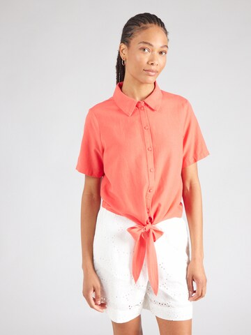 Camicia da donna 'PRISILLA' di VILA in arancione: frontale
