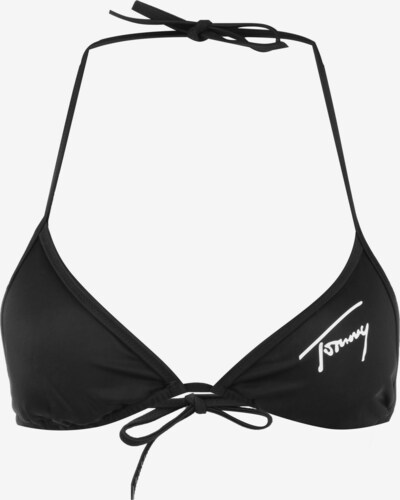 TOMMY HILFIGER Bikinitop in schwarz / weiß, Produktansicht