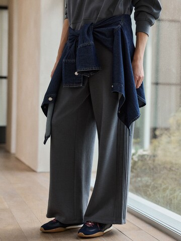 Next Wide Leg Hose 'N. Premium' in Grau