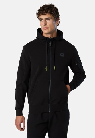 Veste de survêtement North Sails en noir : devant