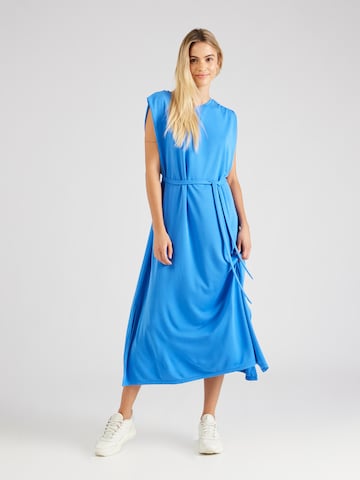 Robe 'Birdia Lynette' MSCH COPENHAGEN en bleu : devant