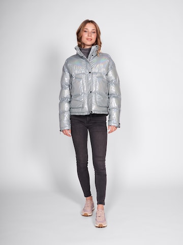 FREAKY NATION Winter Jacket 'Ice Ice Baby' in Blue