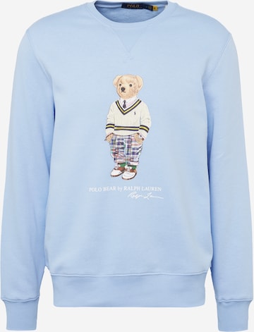 Polo Ralph Lauren - Sweatshirt em azul: frente