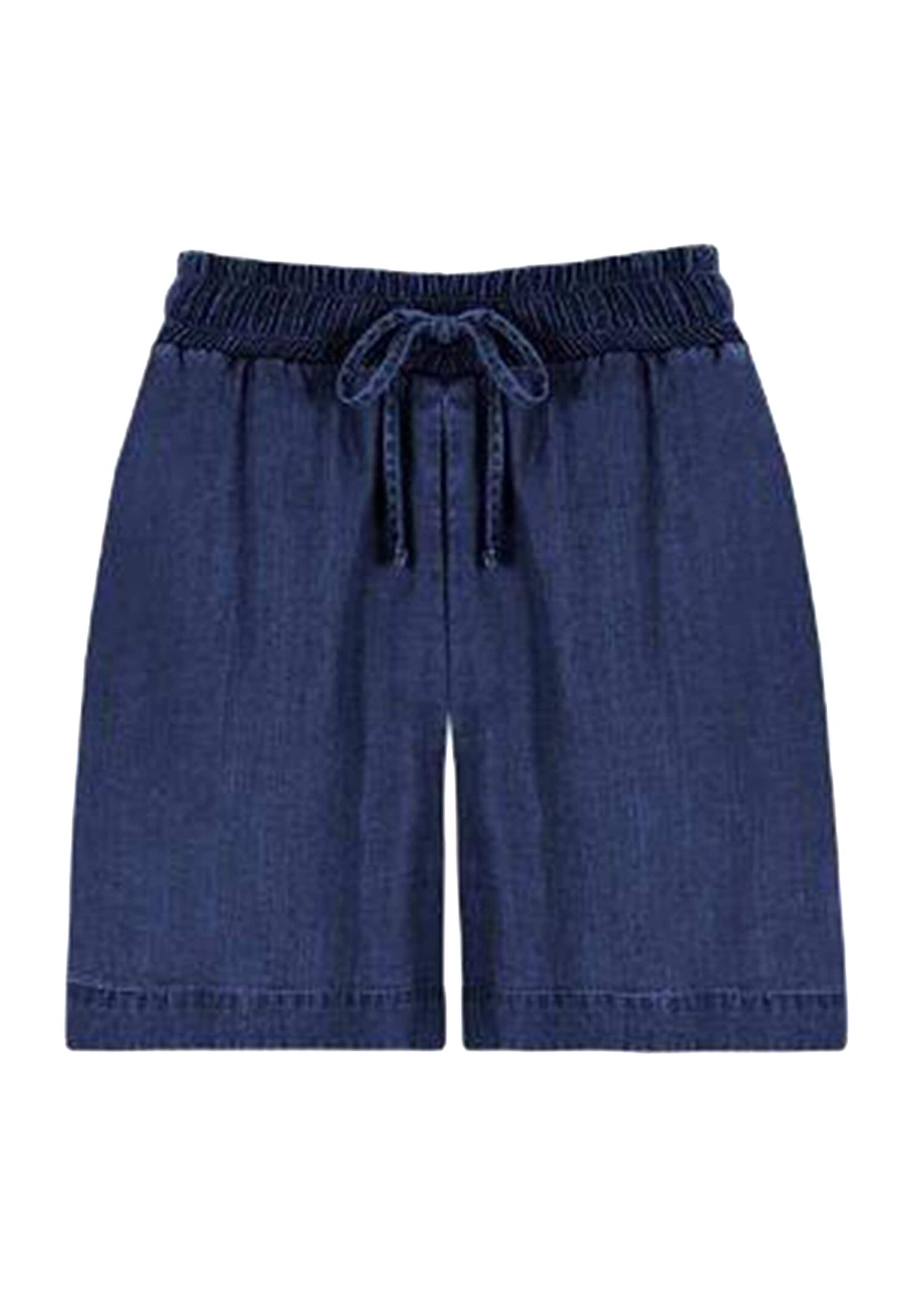 FRESHLIONS Regular Sweatshorts 'Juno' in Blau: Vorderseite