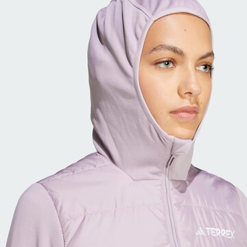 Jachetă  fleece funcțională de la ADIDAS TERREX pe mov