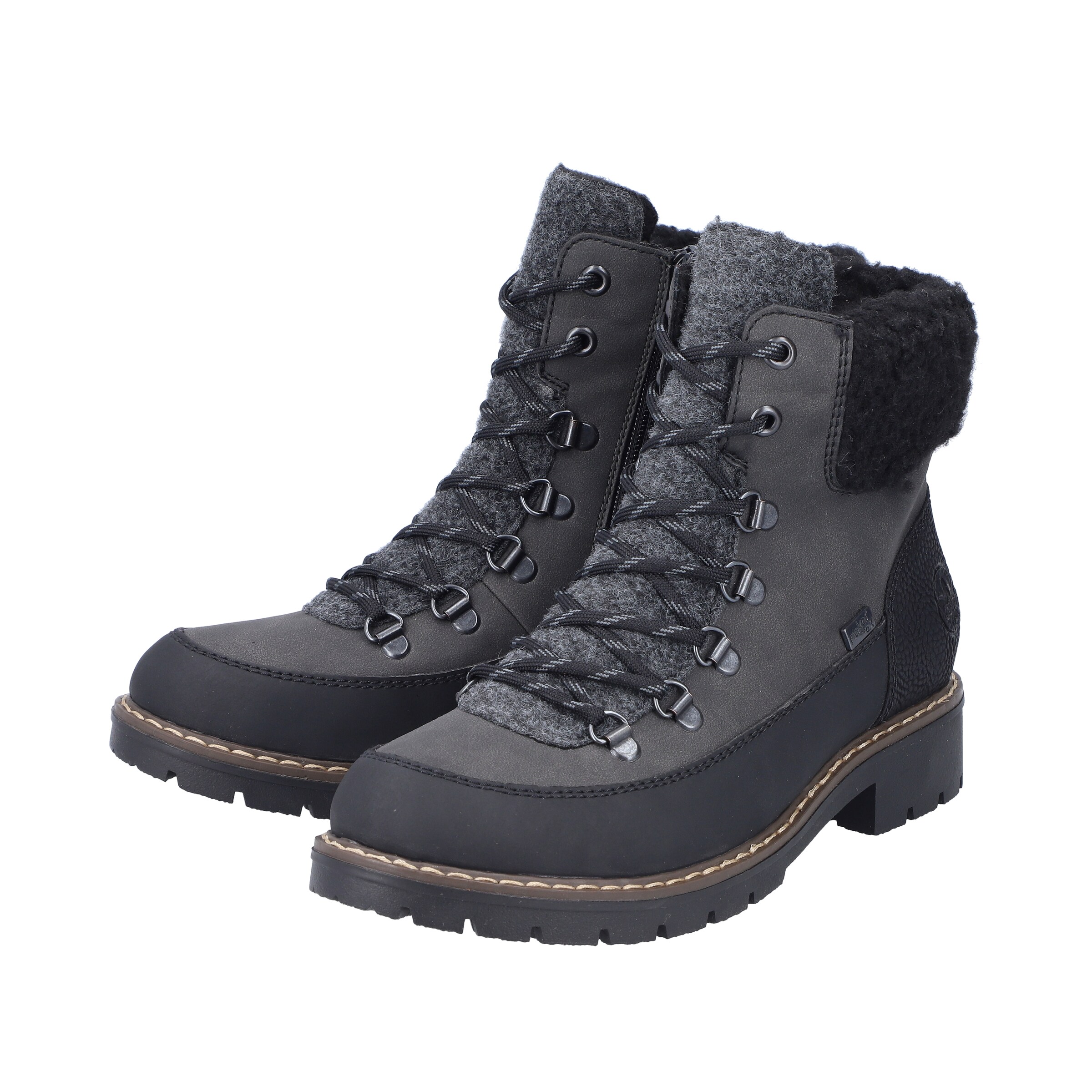 Rieker Stiefelette' Y9101 ' in Grau