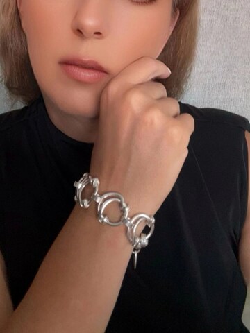 Bracelet Gloria Mago en argent : devant