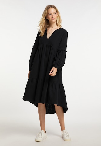 DreiMaster Vintage Šaty - Čierna: predná strana