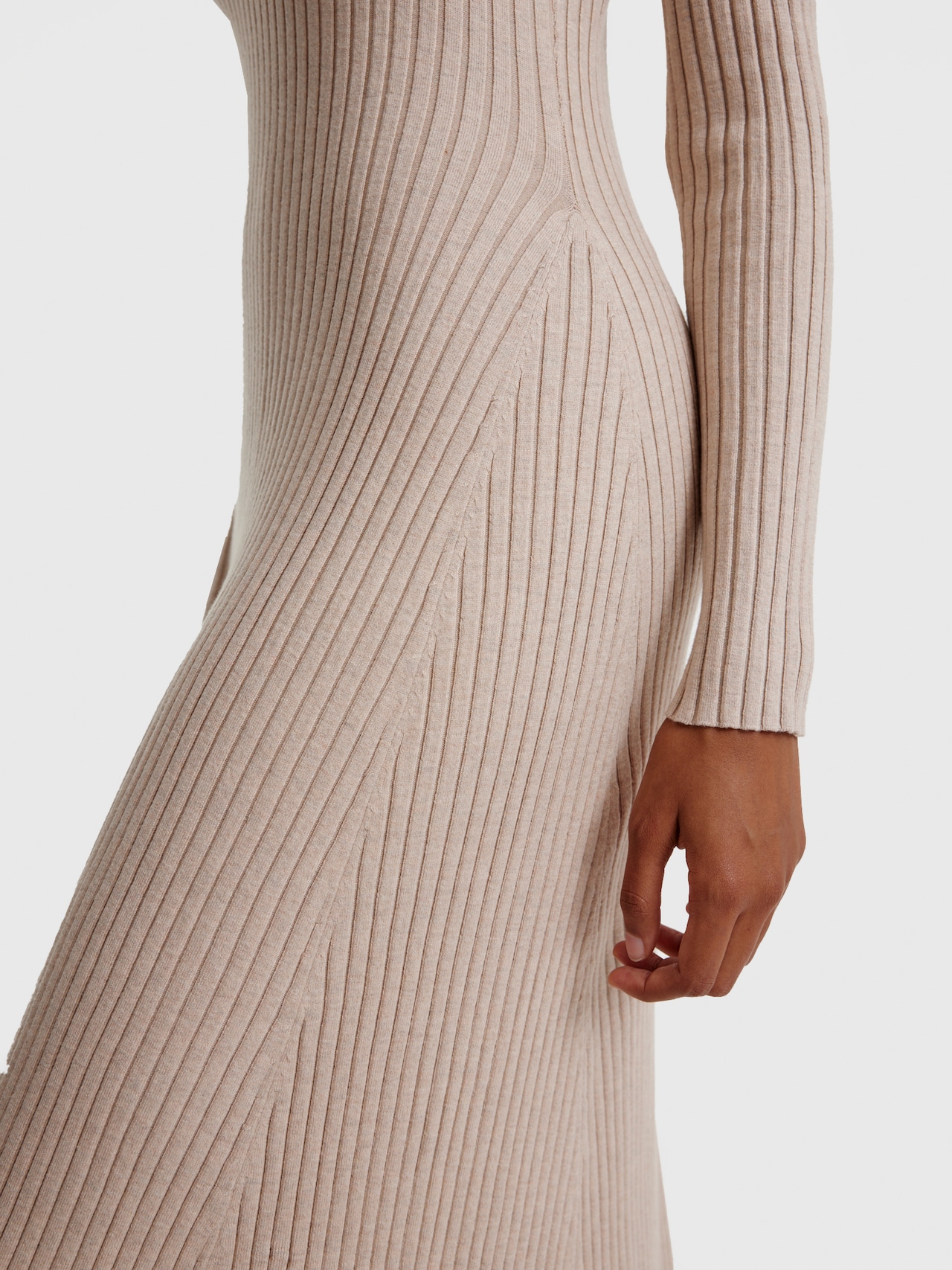 EDITED Robe 'BULAN' beige chiné