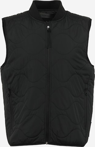 TOM TAILOR DENIM Vest in Black: front