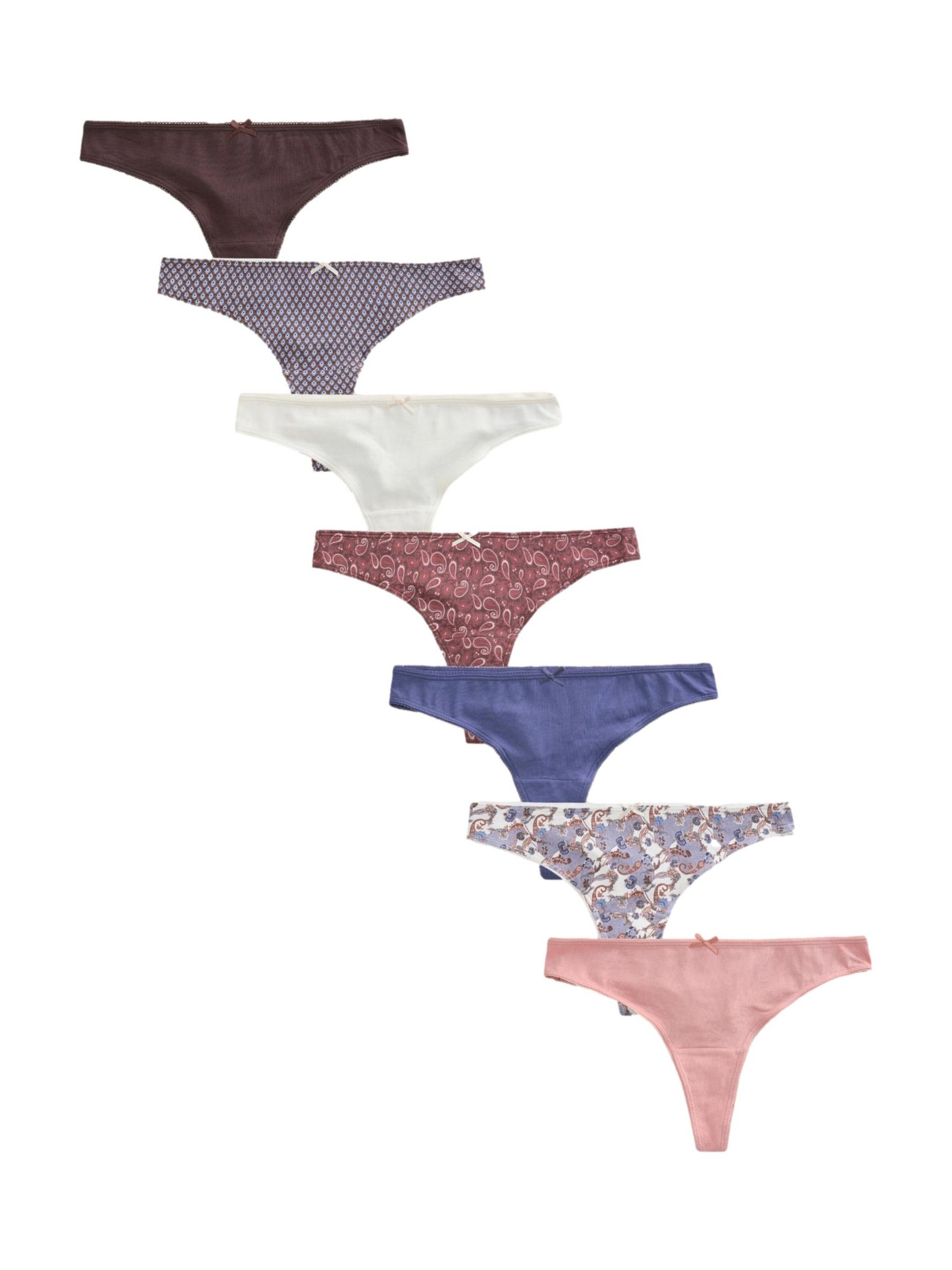 Next String in XS in Blue / Dark brown / Dusky pink / White, Item view