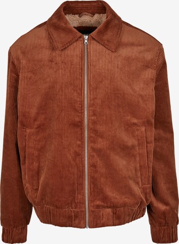 Urban Classics Between-season jacket in Brown: front