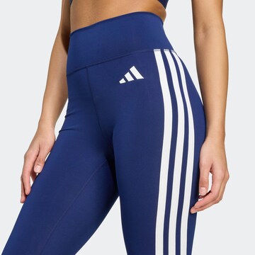 ADIDAS PERFORMANCE Skinny Sporthose in Blau