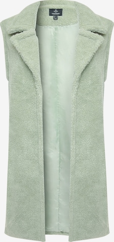 Threadbare Vest 'Bella' in Green: front