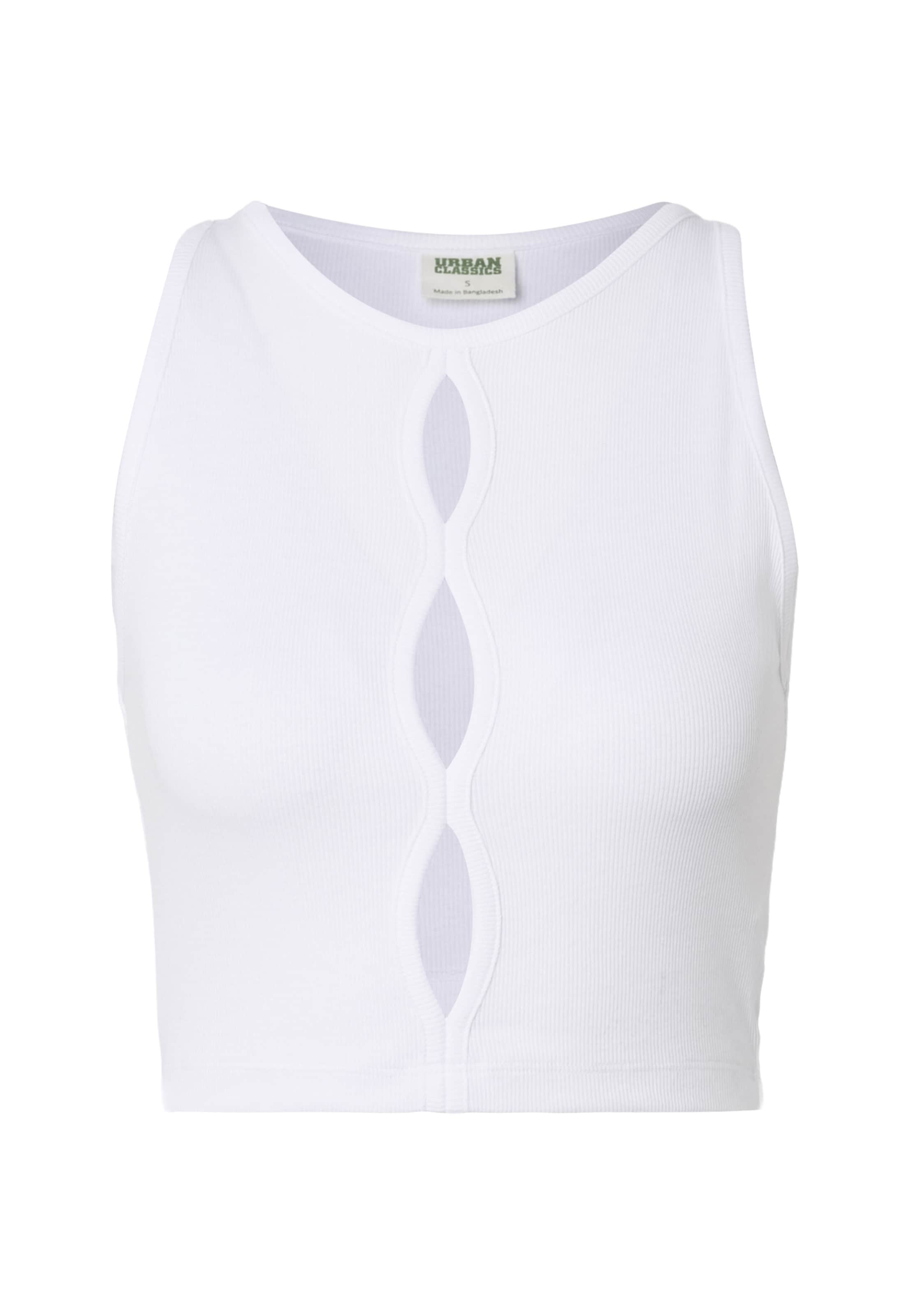 Urban Classics Top in Wit: voorkant