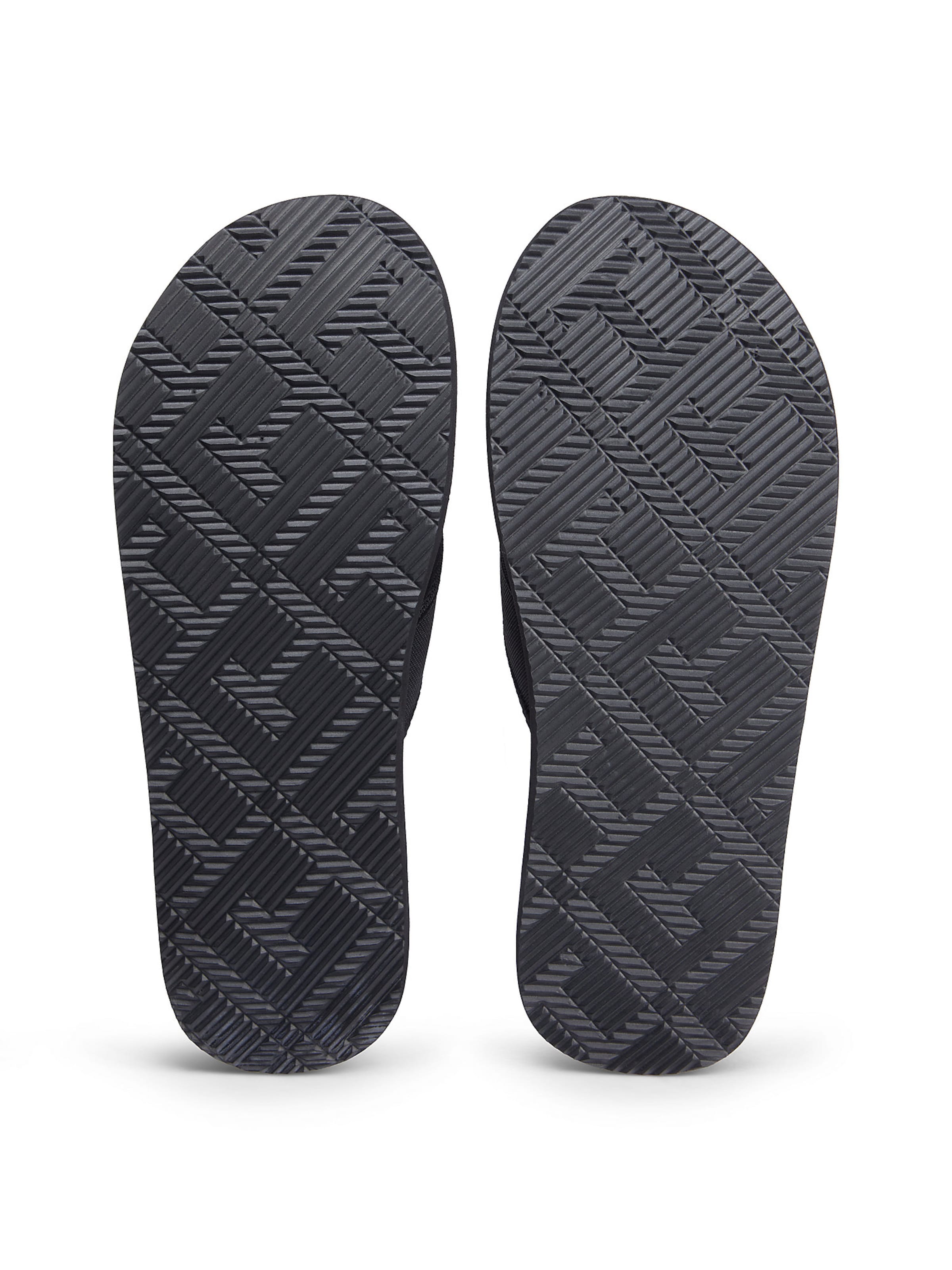 TOMMY HILFIGER Teenslippers in Zwart