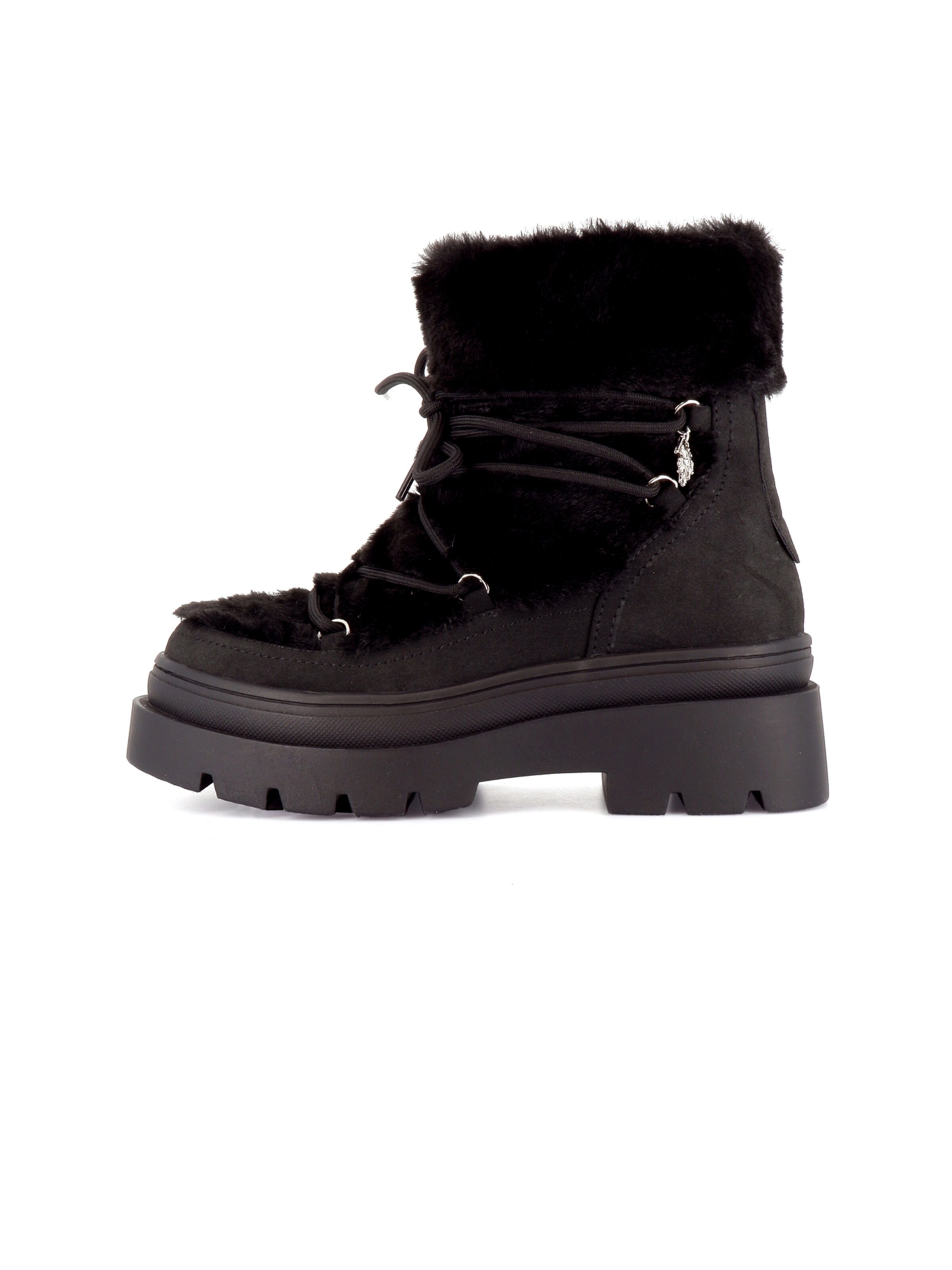 Bottines à lacets 'Shona' US POLO ASSN. en noir : devant