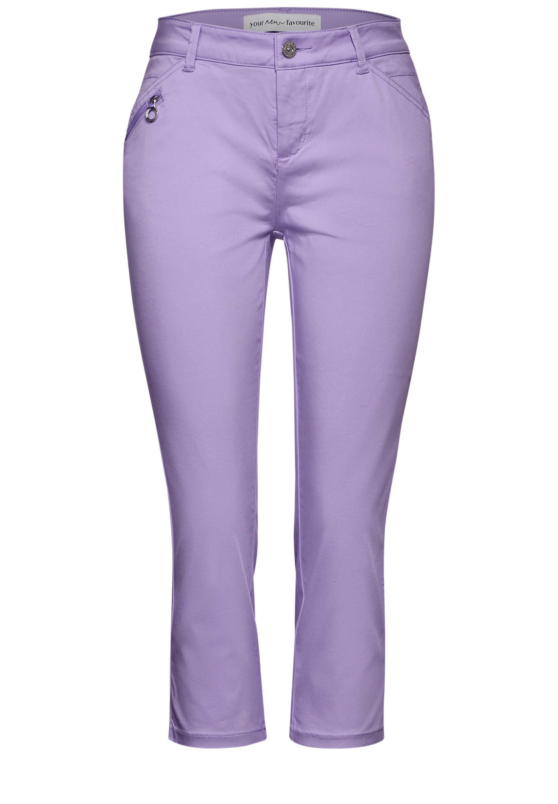 STREET ONE Slim fit Jeans in Purple: front