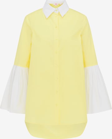 MYMO - Blusa en amarillo: frente