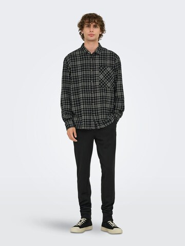 Only & Sons Baggy Trousers 'Mark' in Black