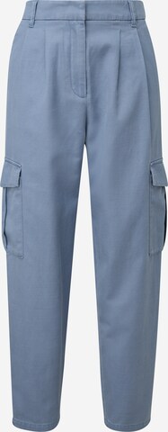 s.Oliver Tapered Cargobroek in Blauw: voorkant