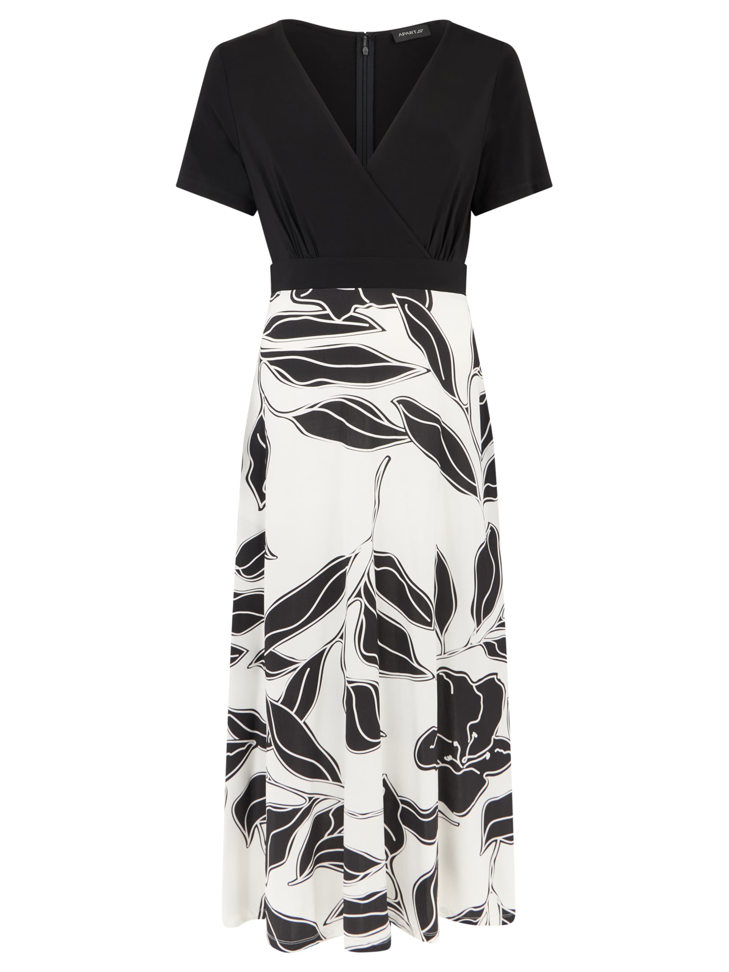 APART Kleid in Schwarz: Vorderseite