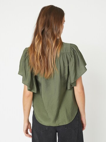 co'couture Blouse 'Hera' in Groen