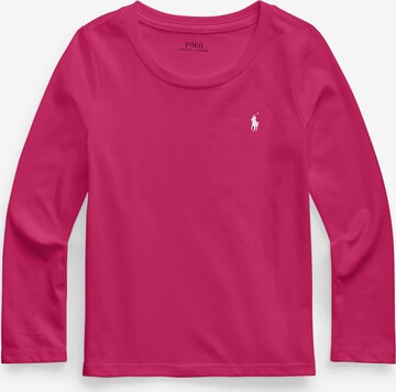 T-Shirt Polo Ralph Lauren en rose : devant