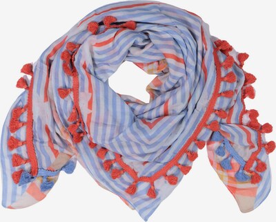 Ulla Popken Tuch '791499' in beige / blau / rot, Produktansicht