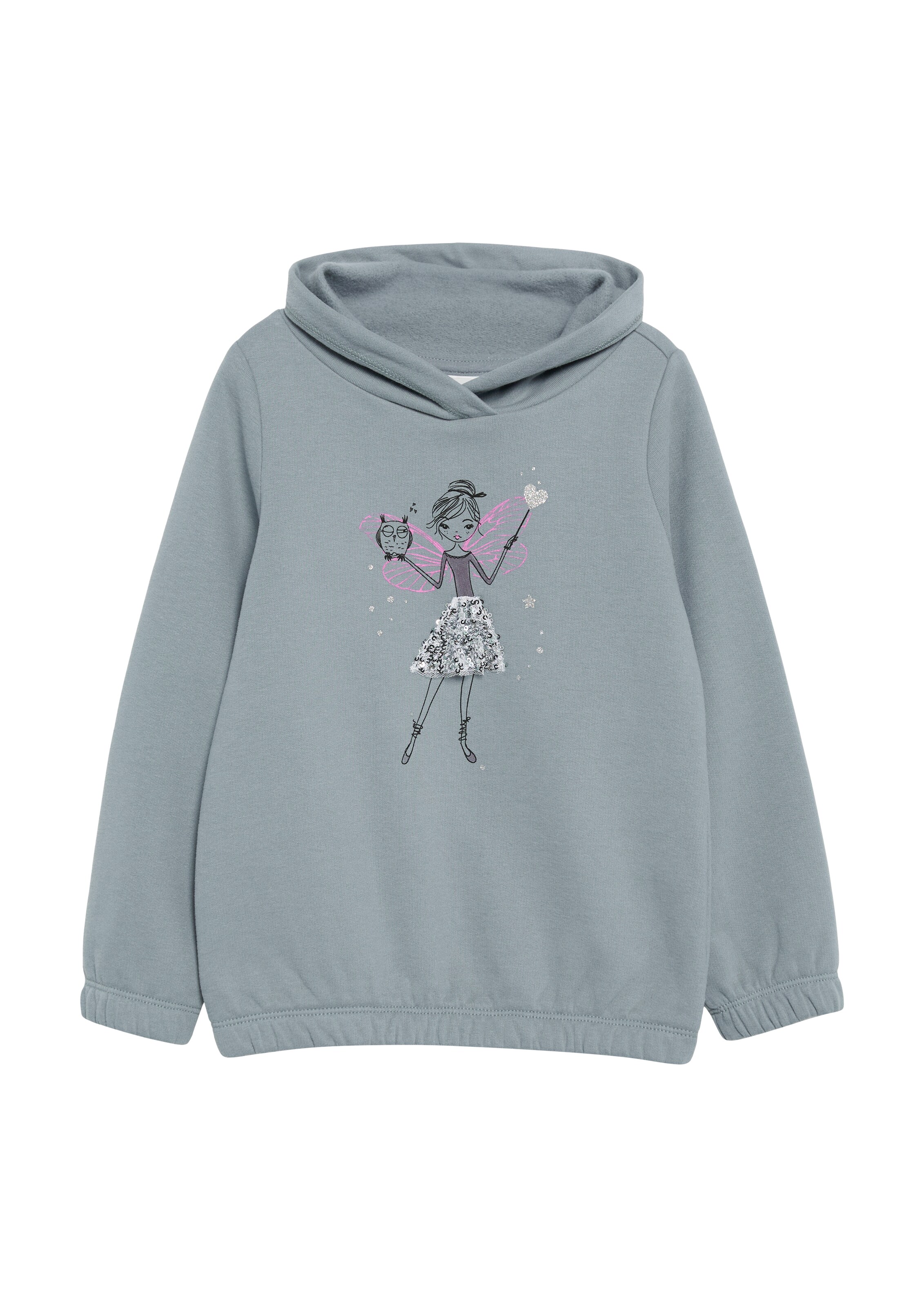s.Oliver Sweatshirt in Blauw: voorkant