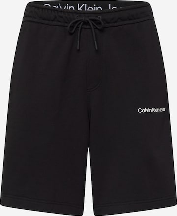 Calvin Klein Jeans Loosefit Byxa 'INSTITUTIONAL' i svart: framsida
