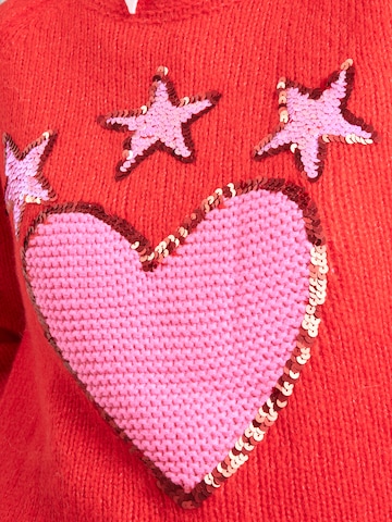 Grace Pulóver - piros