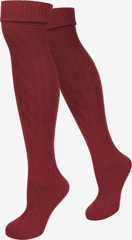 normani - Calcetines tradicionales en rojo: frente