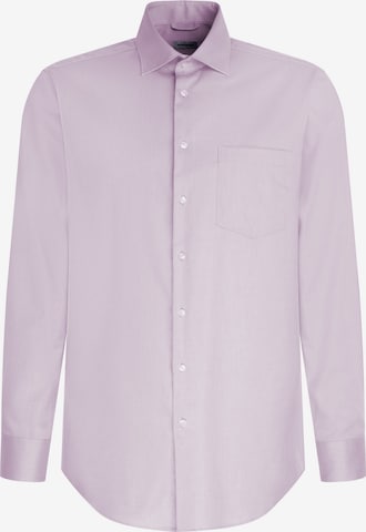 SEIDENSTICKER Hemd ' Schwarze Rose ' in Lila: Vorderseite