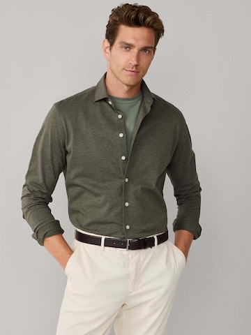 Coupe regular Chemise Hackett London en vert