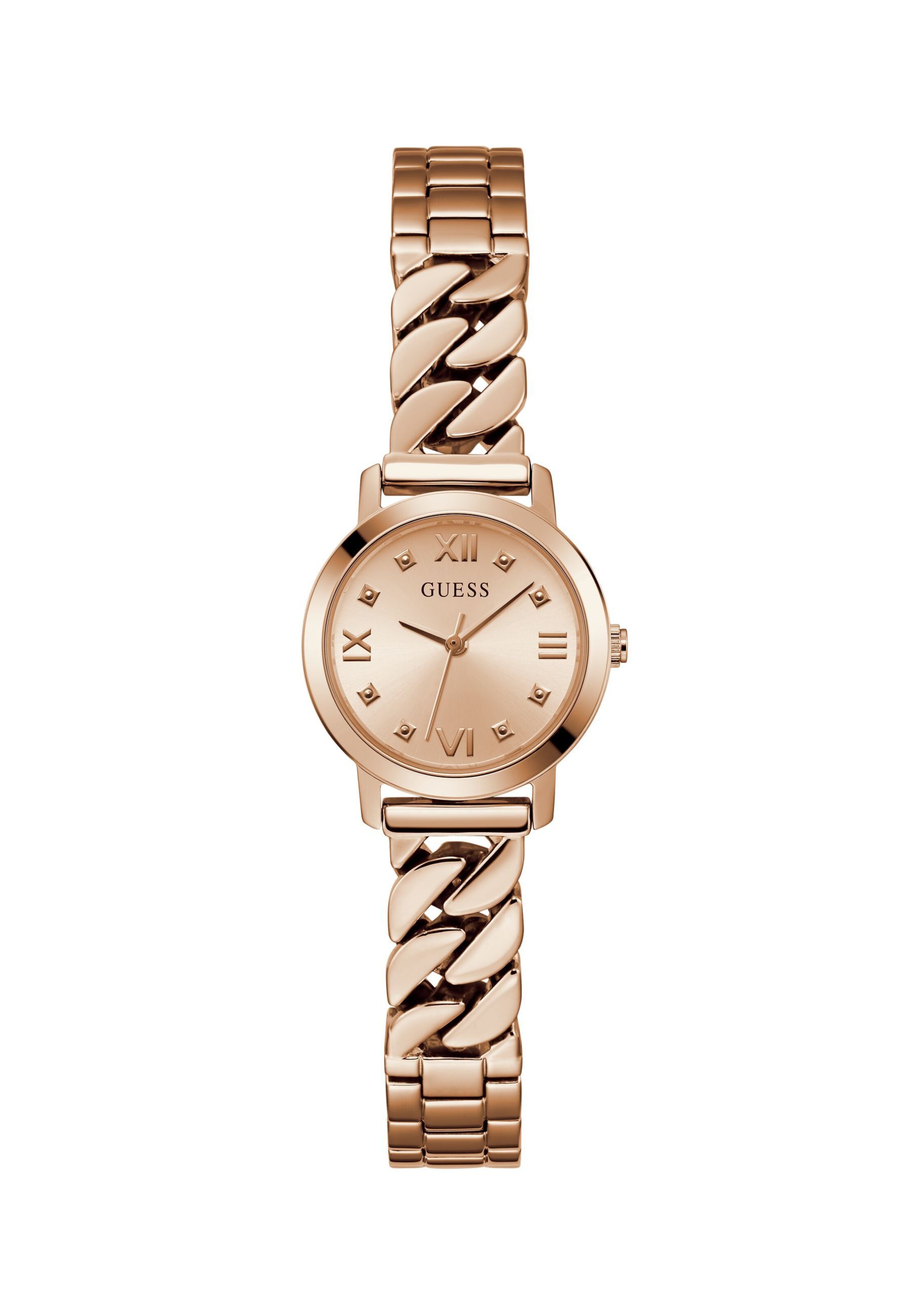 GUESS Analog Watch 'CHIME' in Gold: front