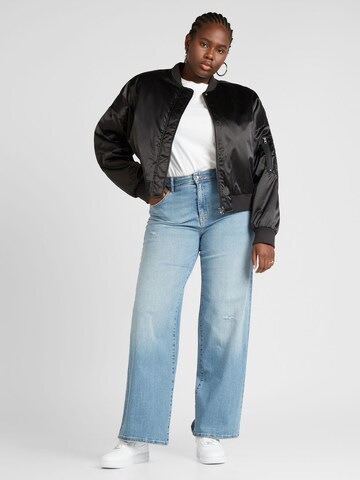 ONLY Carmakoma Regular Jeans 'Maya' in Blauw