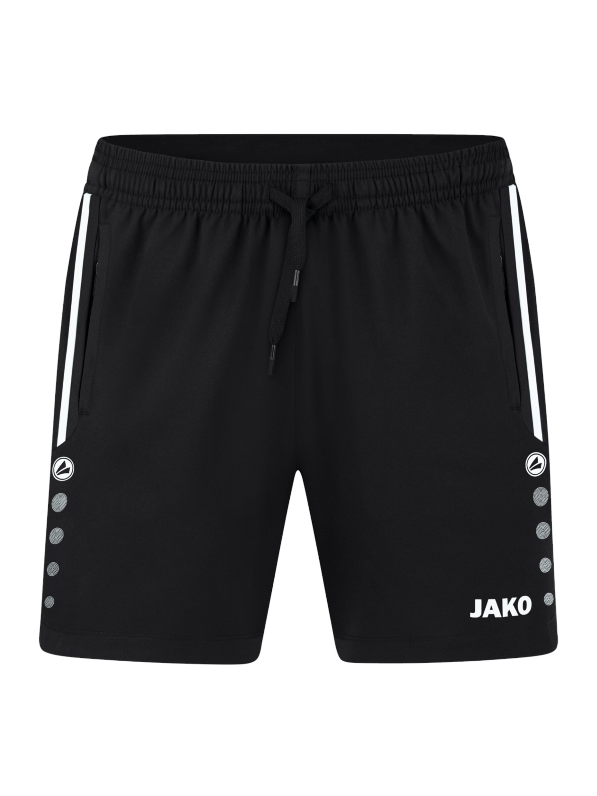 JAKO Regular Workout Pants in Black: front