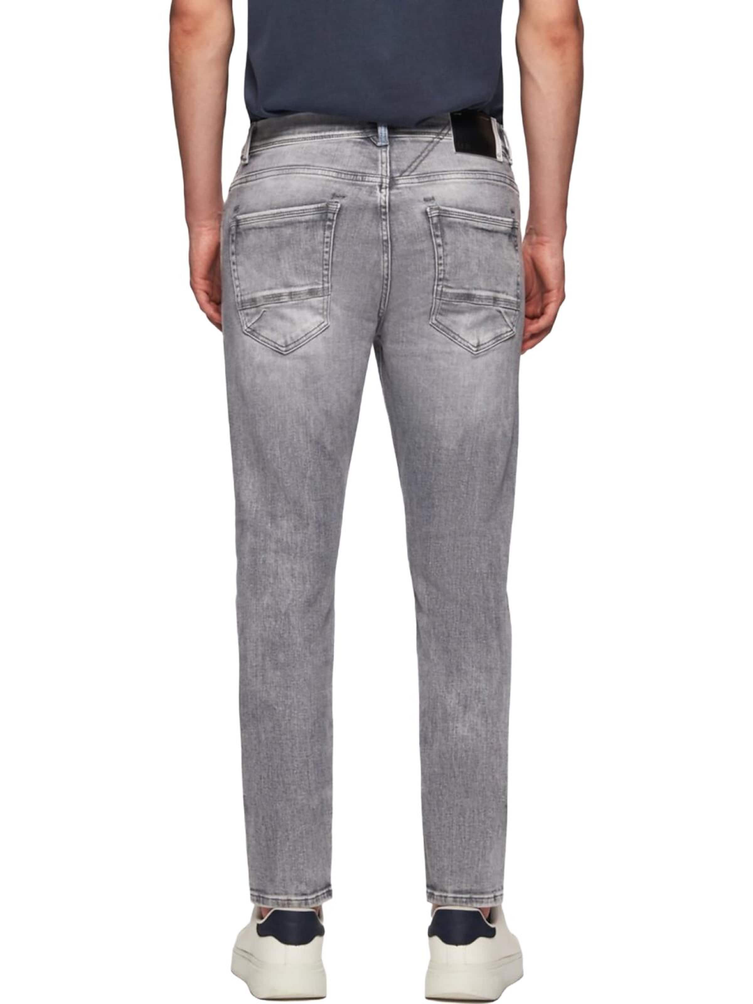 LTB Jeans - Skinny Vaquero 'LTB Jeans Servando 600 Skinny Leg Mid Waist Jeanshose' en gris