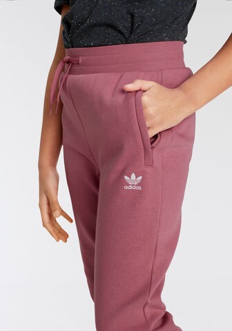 ADIDAS ORIGINALS Tapered Trousers 'Adicolor' in Pink