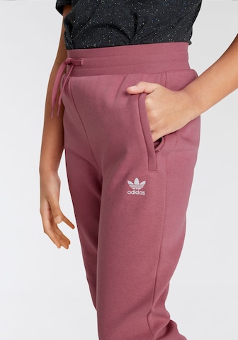 ADIDAS ORIGINALS Tapered Housut 'Adicolor' värissä vaaleanpunainen