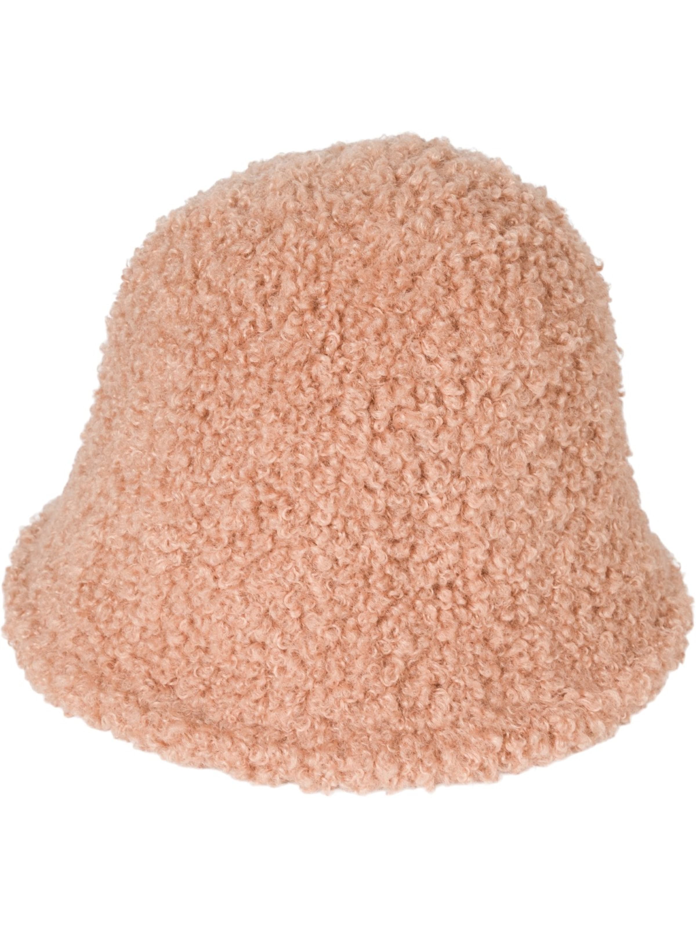 styleBREAKER Hat 'Teddyfell Fischerhut' in Brown