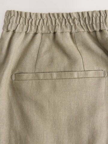 Next Loosefit Bandplooibroek in Groen