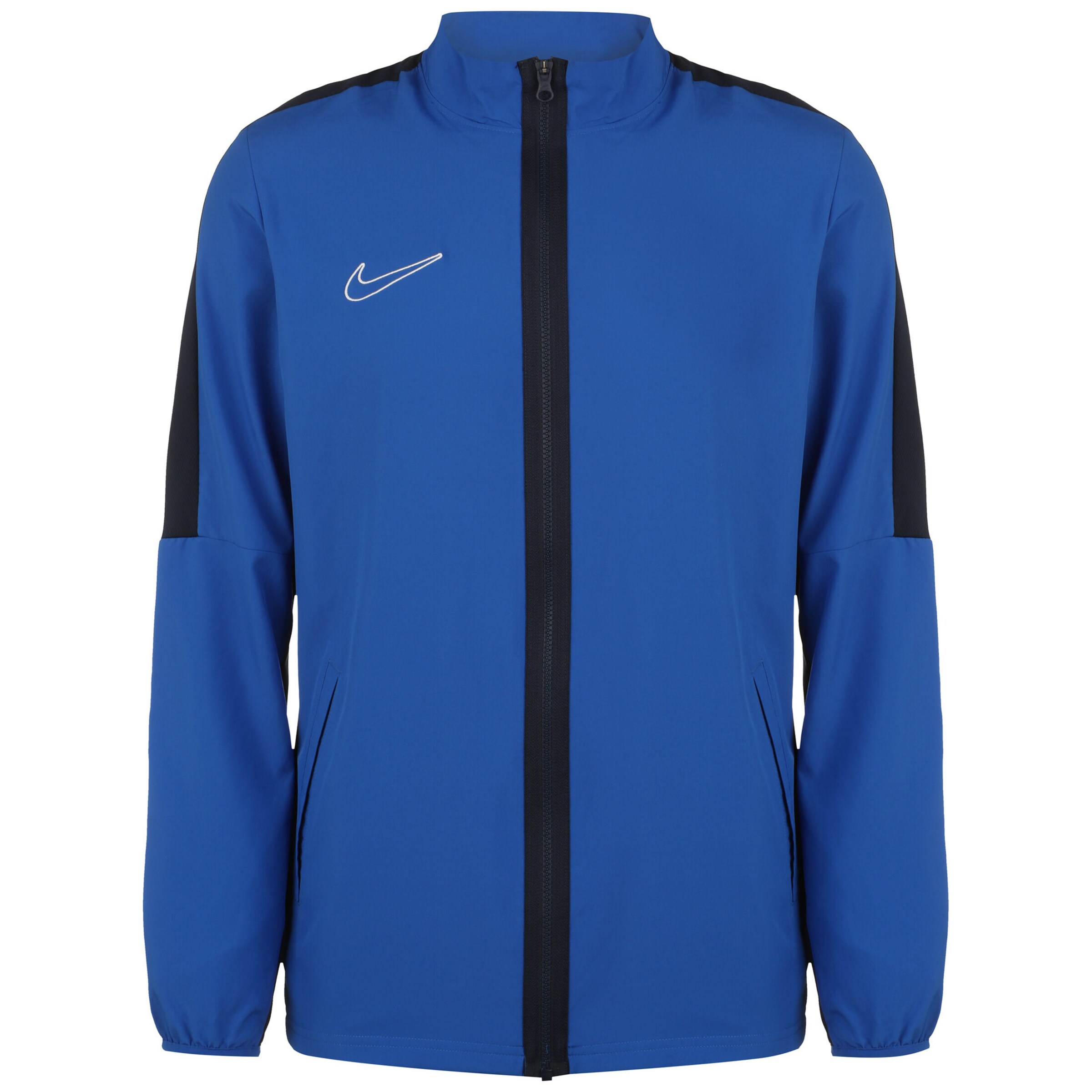 NIKE Trainingsjacke 'Academy 23' in blau / schwarz / weiß, Produktansicht