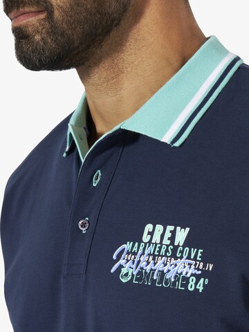 Jan Vanderstorm Doppelpack Poloshirt 'Teofil' in Blau