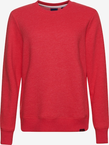 Superdry Sweatshirt 'Vintage' in Red: front