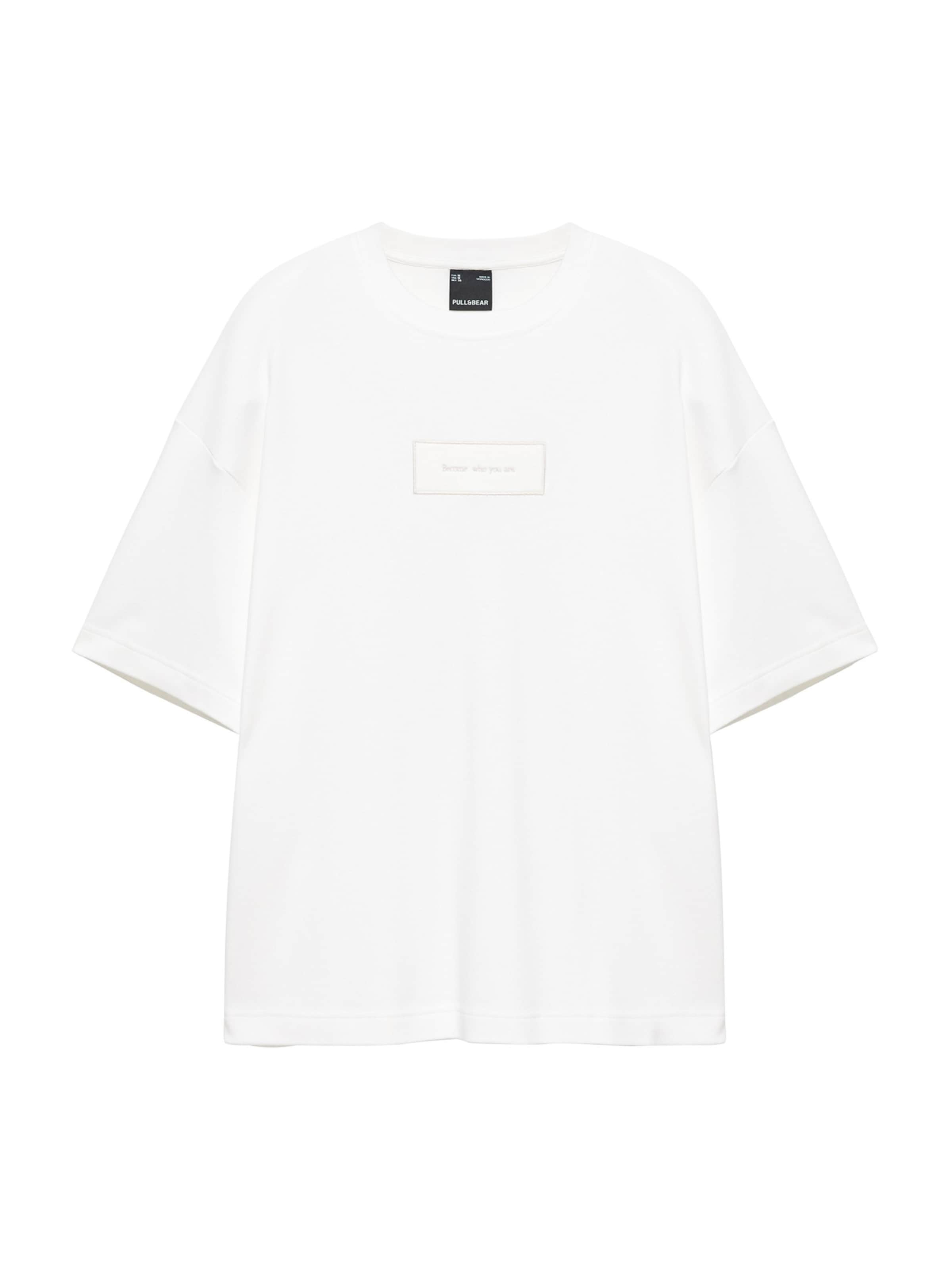 Maglietta di Pull&Bear in bianco: frontale