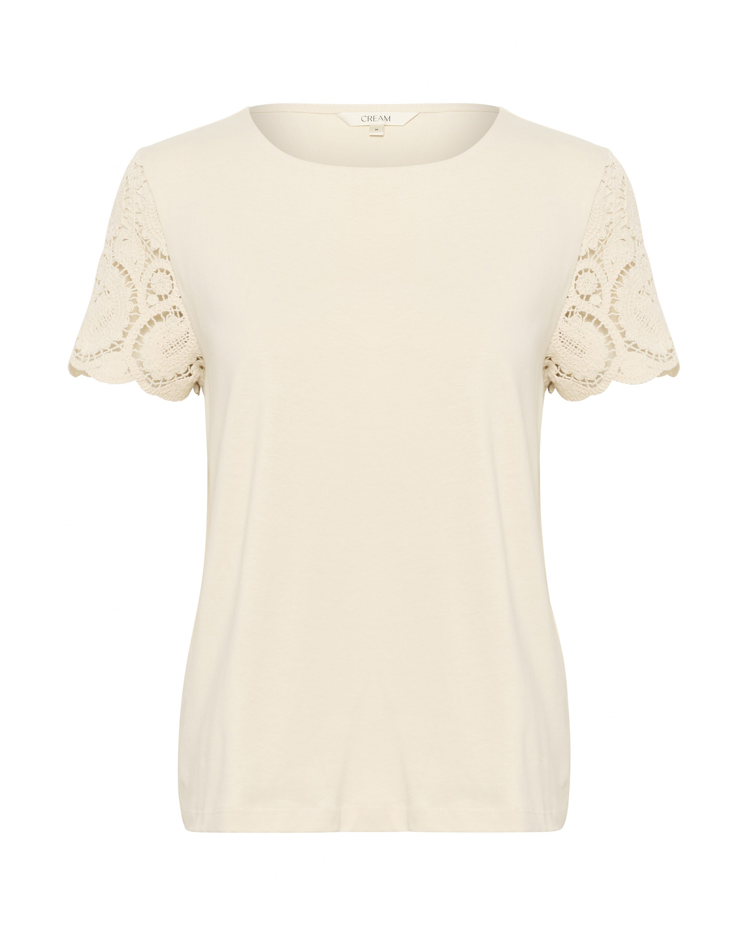 Cream T-shirt 'CRKali' i beige: framsida